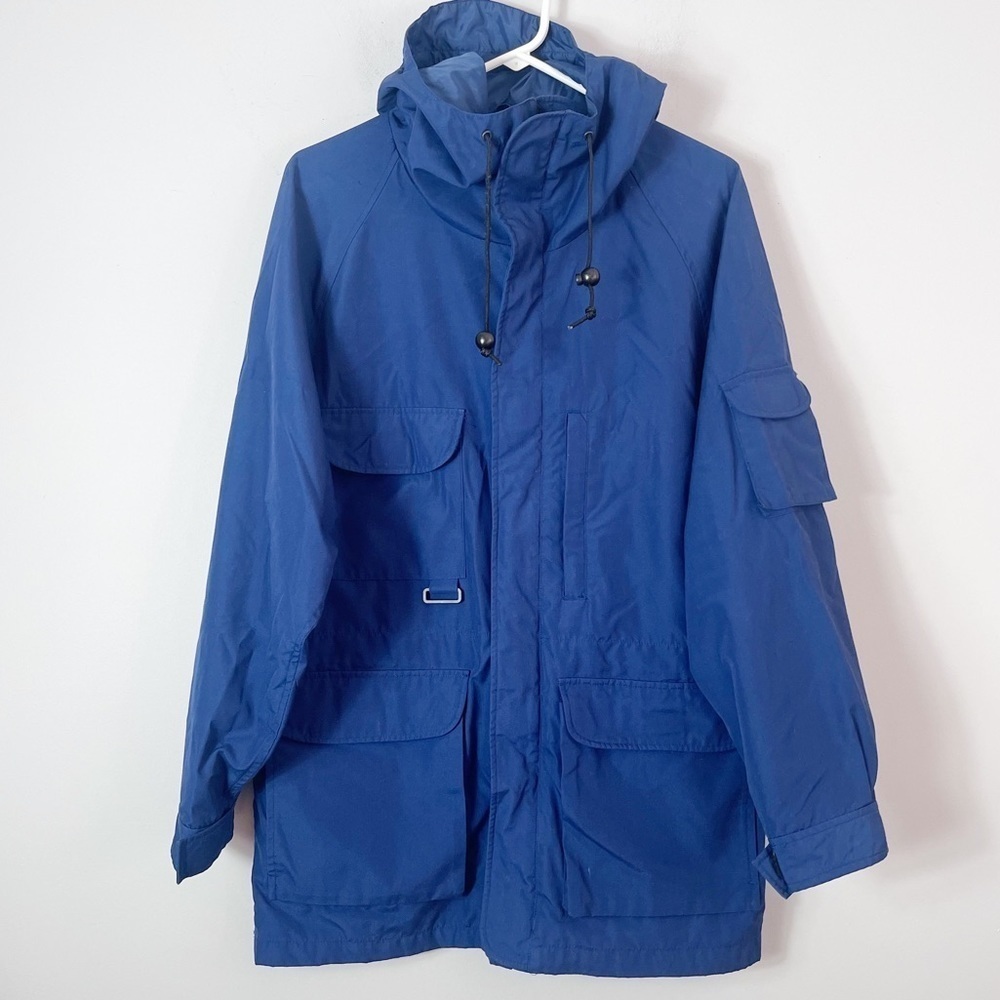 Vintage Eddie Bauer Hooded Full Zip Barn Jacket Mens Small